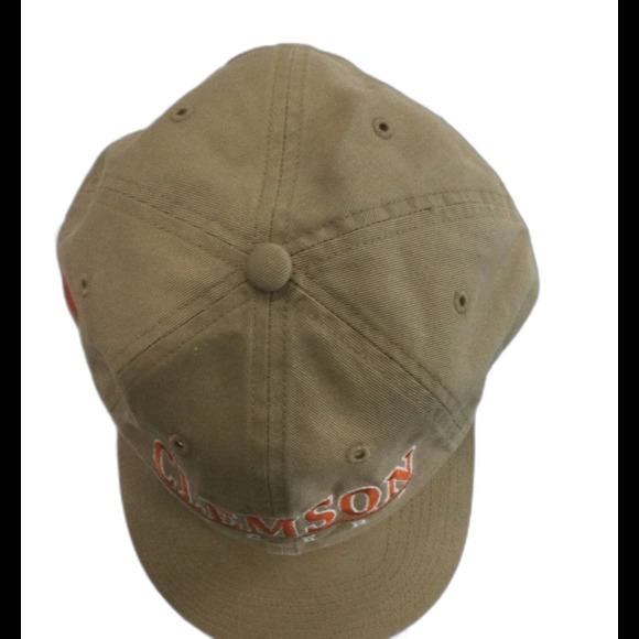 47 Brand Cap Hat Unisex Snapback Tan & Orange Clemson Tigers Embroidered - Picture 6 of 8